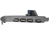 Placa PCI (NS-PLUS4) USB 2.0 de 4+1 puertos chip VIA VT6212L